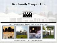 Applications of marquees