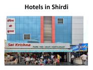 Hotels in Shirdi Near Temple