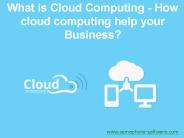 How can Cloud Computing help your Business?