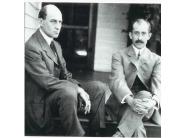 Lilienthal aloft in a glider in 1894