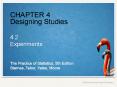 CHAPTER 4 Designing Studies PowerPoint PPT Presentation