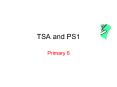 TSA and PS1 PowerPoint PPT Presentation