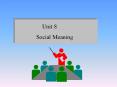 Social Meaning PowerPoint PPT Presentation