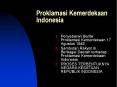 Proklamasi Kemerdekaan Indonesia PowerPoint PPT Presentation