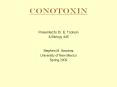 Conotoxin PowerPoint PPT Presentation