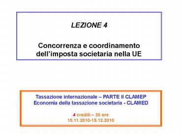 Istituzioni di economia