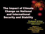 The Impact of Climate Change on National and International Security and Stability