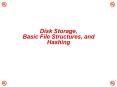 Disk Storage, Basic File Structures, and Hashing PowerPoint PPT Presentation