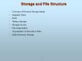 Storage and File Structure PowerPoint PPT Presentation