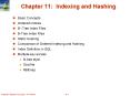 Chapter 11: Indexing and Hashing PowerPoint PPT Presentation