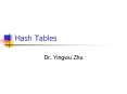 Hash%20Tables PowerPoint PPT Presentation