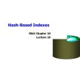 Hash-Based Indexes PowerPoint PPT Presentation
