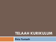 TELAAH KURIKULUM