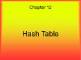Hash Table PowerPoint PPT Presentation