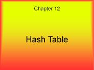 Hash Table