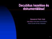 Decubitus kezel