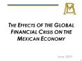THE EFFECTS OF THE GLOBAL FINANCIAL CRISIS ON THE MEXICAN ECONOMY PowerPoint PPT Presentation