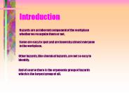 HAZARD RECOGNITION