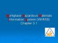 Workplace%20Hazardous%20Materials%20Information%20System%20(WHMIS)%20Chapter%203.1 PowerPoint PPT Presentation