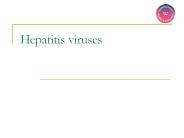 Hepatitis viruses