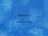 Argument 2