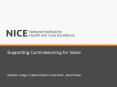 Supporting Commissioning for Value PowerPoint PPT Presentation