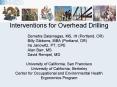 Interventions for Overhead Drilling PowerPoint PPT Presentation