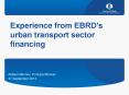 Experience from EBRD's urban transport sector financing PowerPoint PPT Presentation
