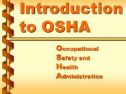 Introduction to OSHA
