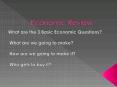 Economic Review PowerPoint PPT Presentation