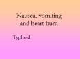 Nausea, vomiting and heart burn PowerPoint PPT Presentation