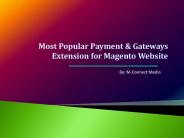 The Most Popular Payment Gateways Extension for Magento