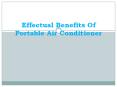 Effectual Benefits Of Portable Air Conditioner