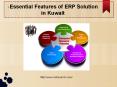 Essential Features of ERP Solution in Kuwait PowerPoint PPT Presentation