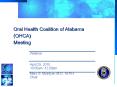 Oral Health Coalition of Alabama PowerPoint PPT Presentation