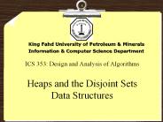 ICS%20353:%20Design%20and%20Analysis%20of%20Algorithms