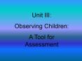 Observing Children: PowerPoint PPT Presentation