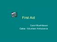 First Aid PowerPoint PPT Presentation