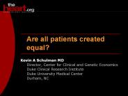 Kevin A Schulman MD