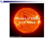 Phases of Matter Unit Notes