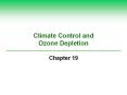 Climate Control and Ozone Depletion PowerPoint PPT Presentation