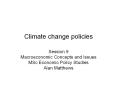 Climate change policies PowerPoint PPT Presentation