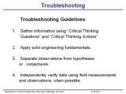 Troubleshooting