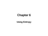 Using Entropy