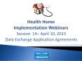 Health Home Implementation Webinars PowerPoint PPT Presentation