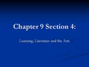 Chapter 9 Section 4: