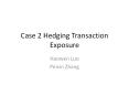 Case 2 Hedging Transaction Exposure PowerPoint PPT Presentation
