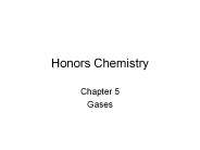 Honors Chemistry