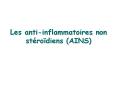 Les anti-inflammatoires non st PowerPoint PPT Presentation