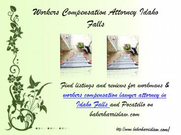 Workers Compensation Attorney Idaho Falls